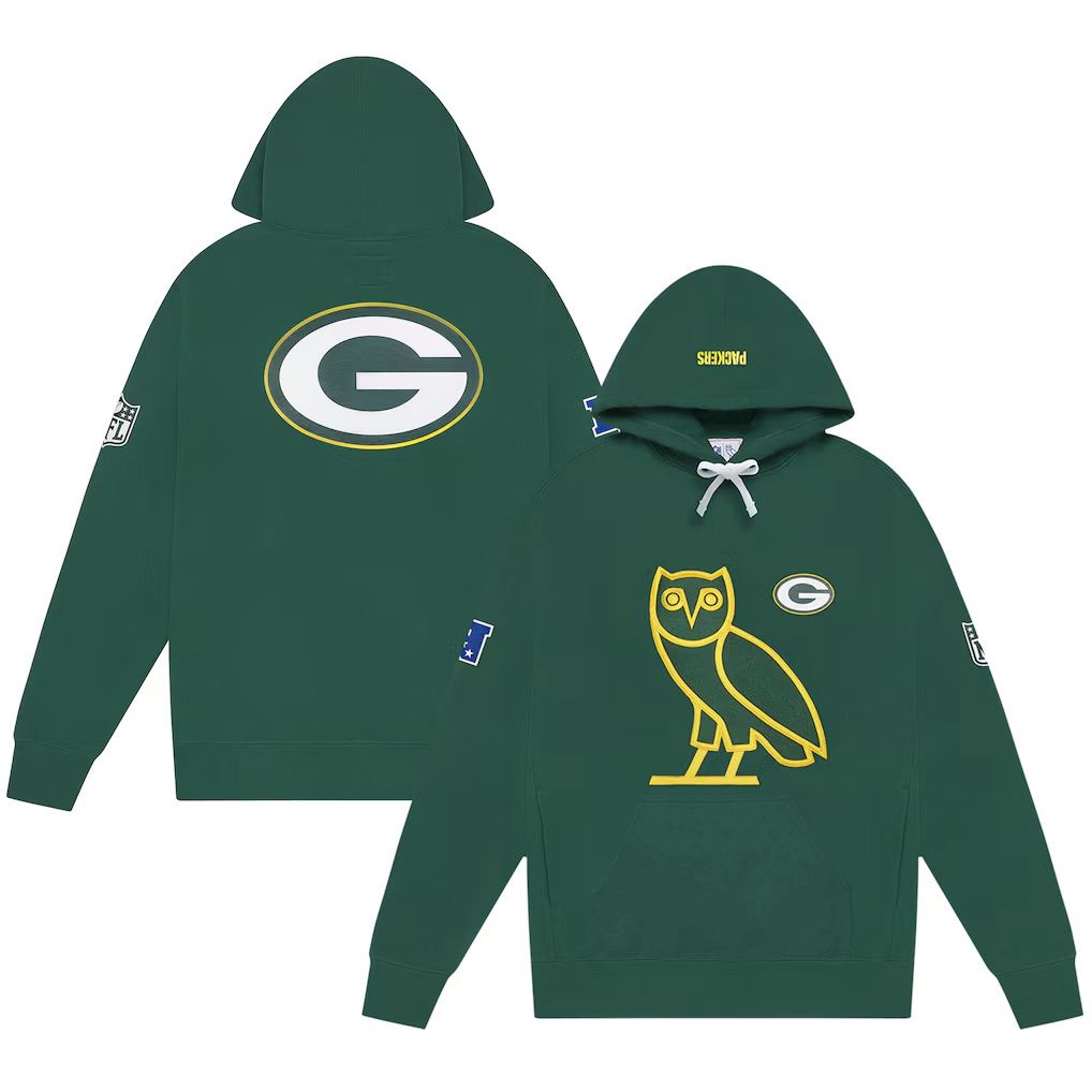 Men 2026 NFL Green Bay Packers hoodie Green 03->green bay packers->NFL Jersey
